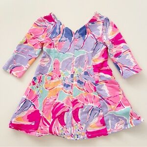 Lilly Pulitzer Girls Amelia Dress in Jam Out Print